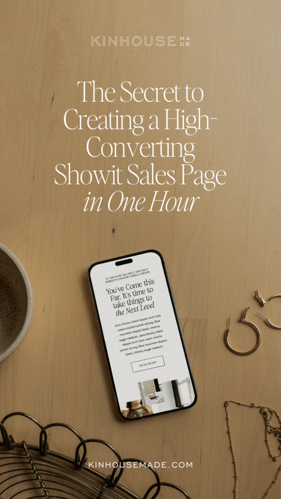 If you're looking to sell a program, membership, or course, we know that it's super important to have a high-converting sales page that really resonates with your potential customers. If your sales page doesn't make a great impression, you might find it hard to convert visitors into paying customers, no matter how great your offering is. Here's the secret to creating a high-converting Showit sales page in one hour.
